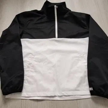 felkod 하프 지퍼 자켓 M 블랙/화이트