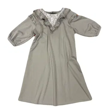 axes femme 그린 긴팔 원피스 레이스 포함