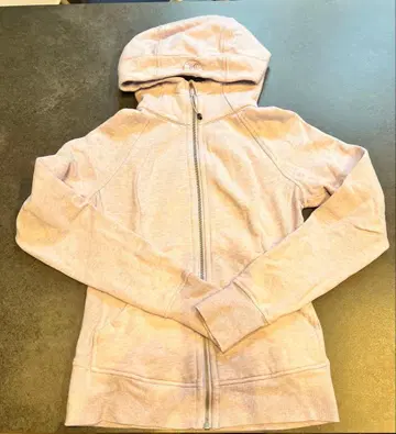 룰루레몬 후드 부착 후드티 라이트 퍼플