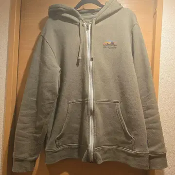 Patagonia 올리브 그린 후드티