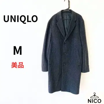 UNIQLO 캐시미어 블렌드 체스터 코트 M 롱 코트 출퇴근 평상복
