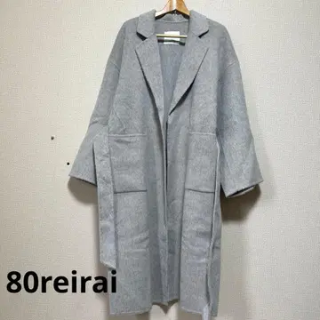 80reirai 한국 페더 가운 롱 코트
