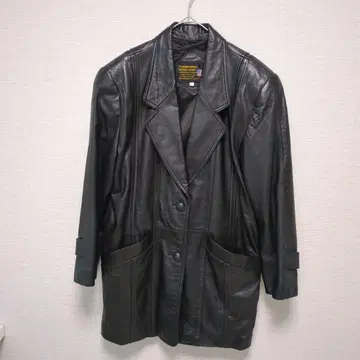 US ARMED FORCES AVIATOR 빈티지 가죽 카 코트