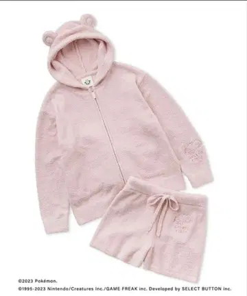젤라또피케 포켓몬 슬립 베비모코 야돈 후드티&숏팬츠 세트