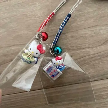 새상품 지역 한정 키티 스트랩 끈 장식 헬로키티 kitty 세트