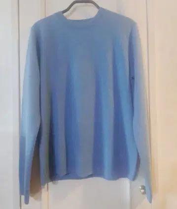 유니클로 캐시미어 니트 스웨터 파란색