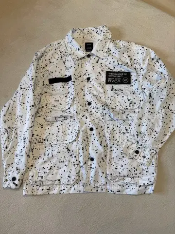 RVCA SIPICH 스플래터 패턴 나일론 자켓