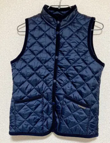 미사용 새상품 라벤햄 퀼팅 베스트 36 네이비