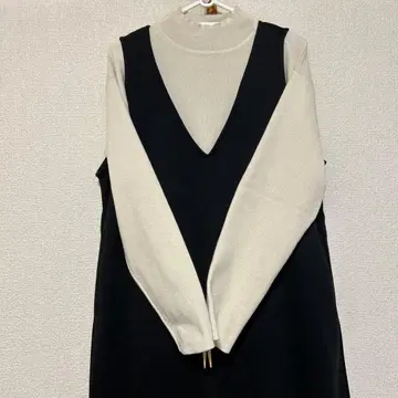 사만사 모스모스 밀라노 리브 하이넥 니트