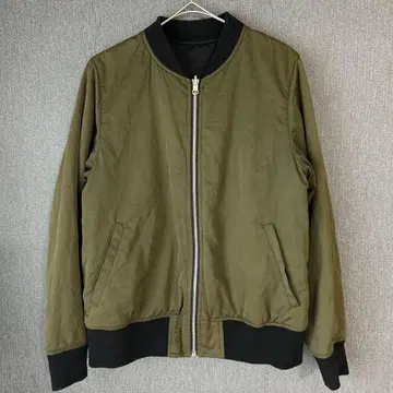 렙시임 리버서블 올리브색 집업 자켓