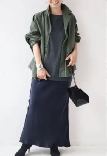 Plage 플라주 Army 밀리터리 셔츠 카키 36