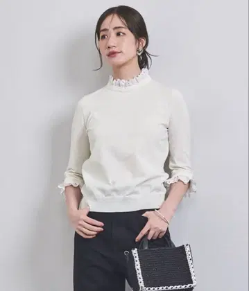 레이스 4WAY 니트 UNITED ARROWS 유나이티드 애로우즈