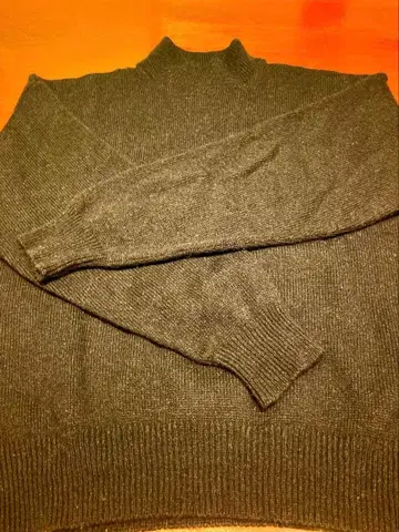 플라잉 스코츠맨 블랙 램스울 스웨터 L 사이즈