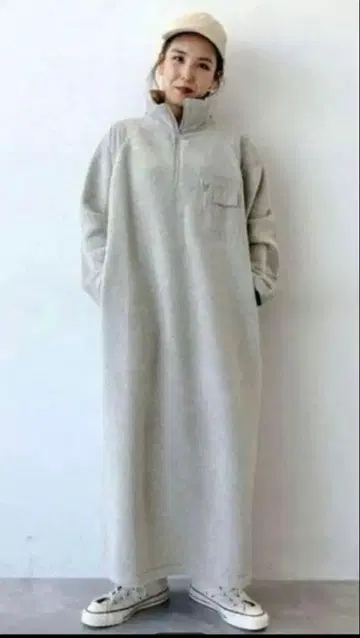 니코앤드 - MODE NORM CORE 플리스 밀리터리 원피스