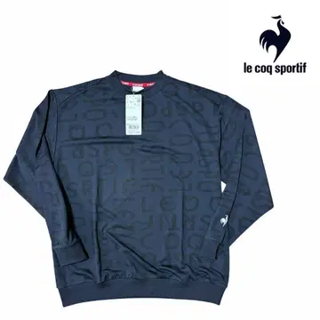 [ 새상품 택 포함 ] le coq sportif 자카드 맨투맨 네이비