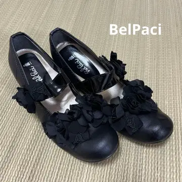 새상품급 BelPaci 플라워 스트랩 바부쉬 24.5 블랙