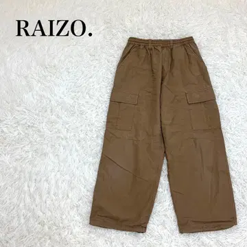 RAIZO 라이조 카고 팬츠 허리밴딩 안감 메쉬 와이드 실루엣