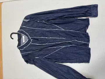 MOUSSY 다크 블루 데님 셔츠