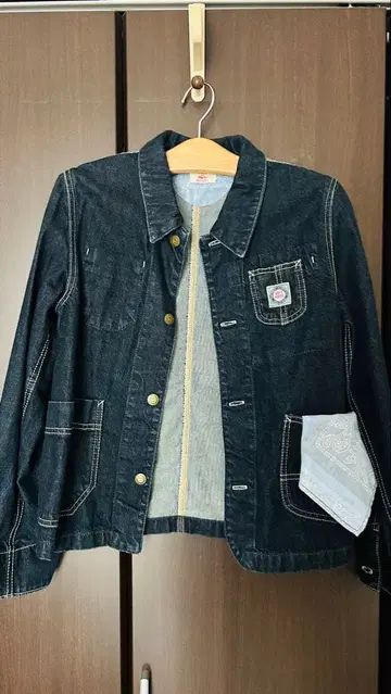 KHIFF MAYER 반다나 포함 데님 자켓