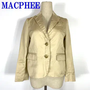 MACPHEE 맥피 테일러드 자켓 베이지 38 C1357