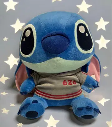 디즈니 스티치 봉제 인형 그레이 후드티 626