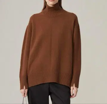 ICB [세탁 가능] 소프트 캐시미어 믹스 하이넥 니트