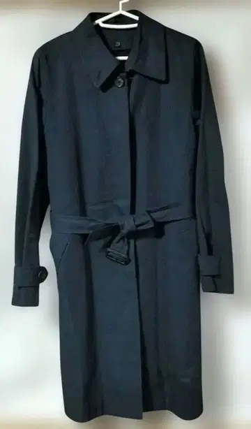 MHL 다크 블루 스텐카라 코트