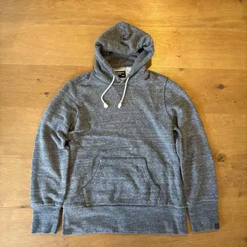 LOOPWHEELER 후드 부착 후드티 S 그레이