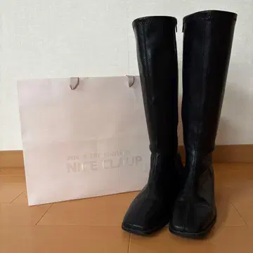 NICE CLAUP 롱 부츠 S 사이즈 블랙