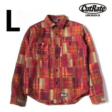 CutRate L/S PATCHWORK CHECK SHIRT 체크 셔츠
