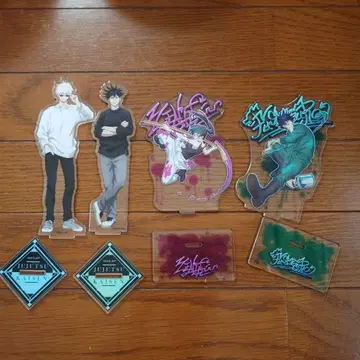 주술회전 아크릴 스탠드 4개 세트