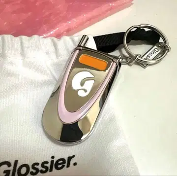 Glossier 플립식 키링 스티커, 랩핑 포함