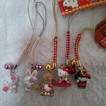 헬로키티-지역 한정 스트랩 5개 세트