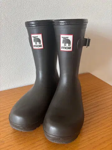 모즈 레인부츠 브라운 S 22~22.5cm