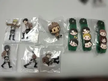 진격의 거인 이치방쿠지 캐릭터 굿즈 9점 세트