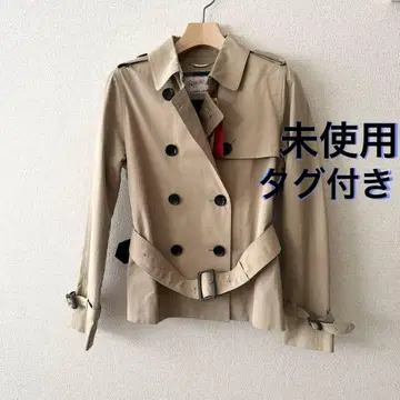 미사용 택 포함 루즈비프 숏 트렌치코트 S
