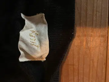 forteforte 블랙 가디건 모 캐시미어