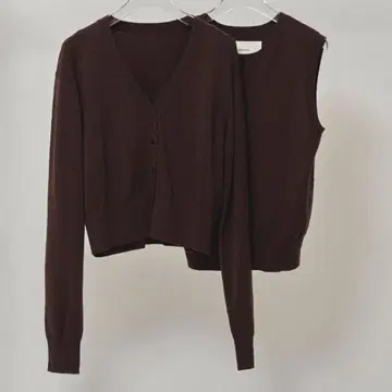 TODAYFUL 미사용 새상품 2set Useful Knit 다크 브라운