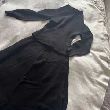 ZARA 자라 니트 블랙 스커트 셋업