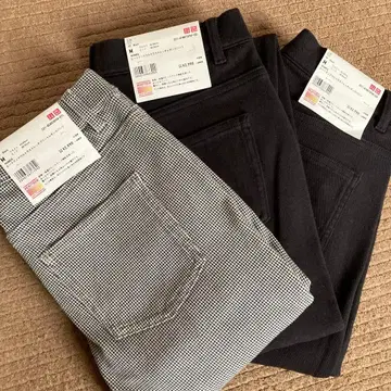 유니클로 히트텍 울트라 스트레치 레깅스 팬츠 여성용 M 3개