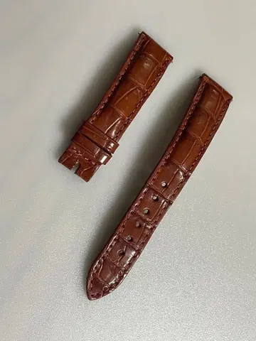 가죽 벨트 크로커다일 코냑 19-16 used