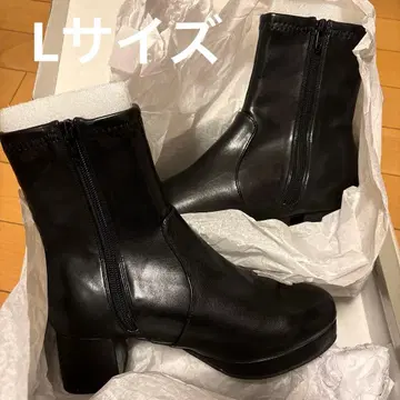 마제스틱 레곤 복슬복슬 스트레치 부츠 복슬복슬 L 블랙 컬러