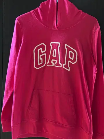 GAP 후드티 (속기모) 미레이 상품 쇼킹 핑크