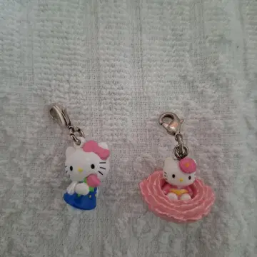 헬로키티 지퍼 스트랩 2개 세트