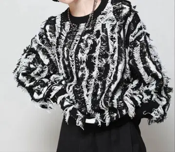 PAGE BOY 프린지 자카드 풀오버