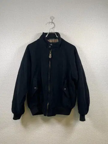 그레이엄 힐 (그린힐) 울 블루종 M 체크 안감 블랙