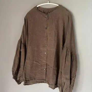 ubasoku 우바소크 린넨 개더 블라우스