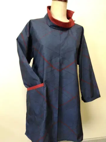 오시마 명주, 기모노 리메이크 - * - 롤 칼라의 넉넉한 튜닉