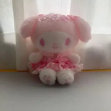 마이멜로디 벚꽃 봉제 인형 키링