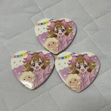 프리큐어 마루이 하트 캔뱃지 코무기